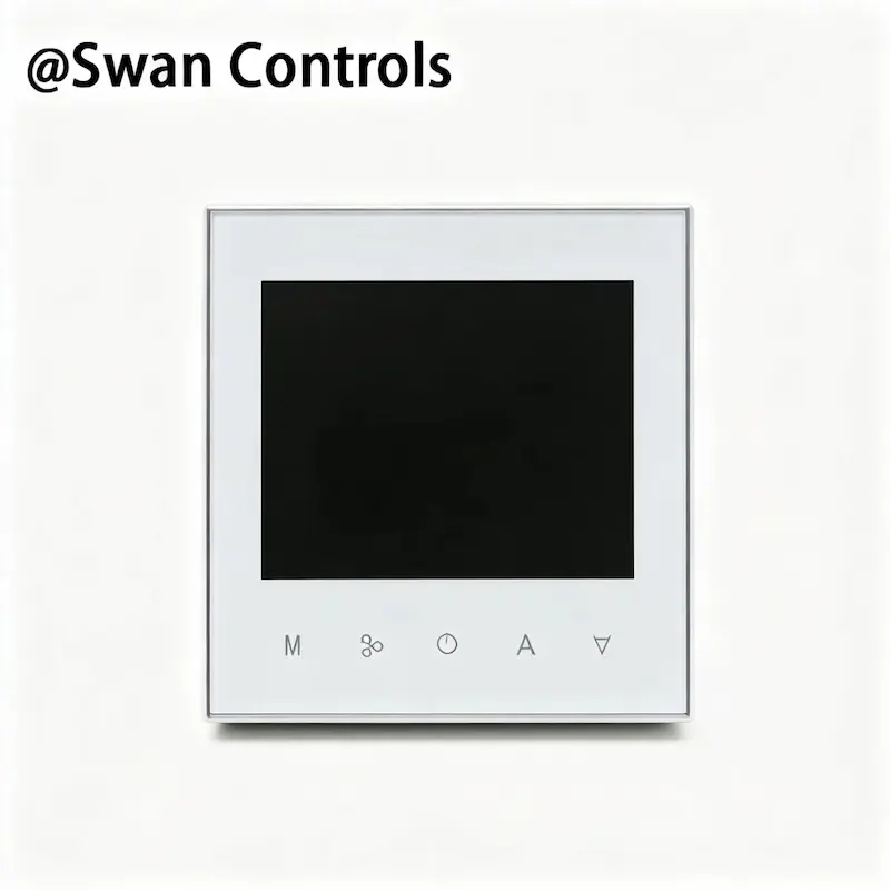 HTW-WF01-FC-4 Digital Thermostat for FCU 4 Pipe HVAC Applications HTW-WF01-FC-4 Digital Thermostat for 4 pipe fan coil HVAC system indoor temperature control