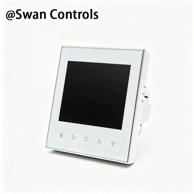 HTW-WF01-FC-4 Digital Thermostat for FCU 4 Pipe HVAC Applications HTW-WF01-FC-4 Digital Thermostat for 4 pipe fan coil HVAC system indoor temperature control