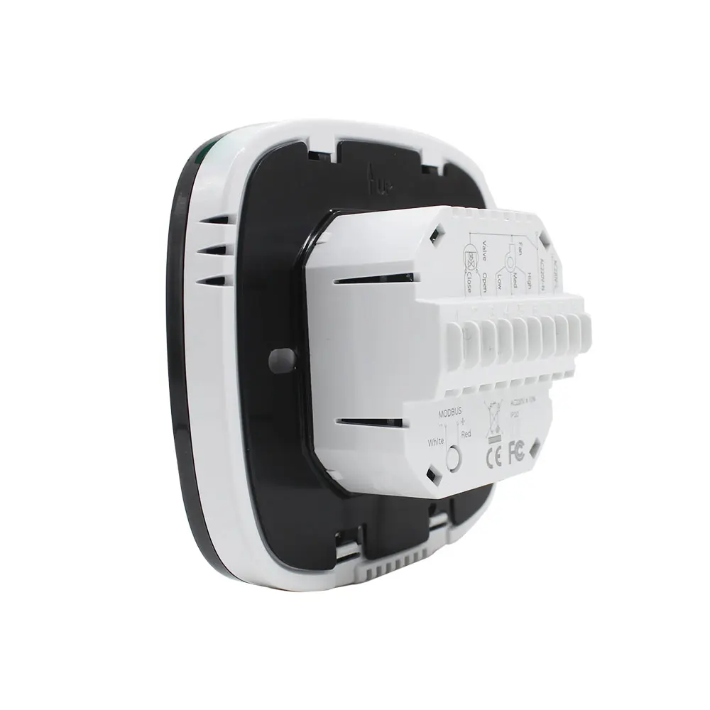 HVAC Programmable smart Thermostat for 4 Pipe FCU HTW-EB-FC-FC-4 HTW-EB-FC-FC-4 smart Thermostat for 4 pipe FCU indoor temperature control