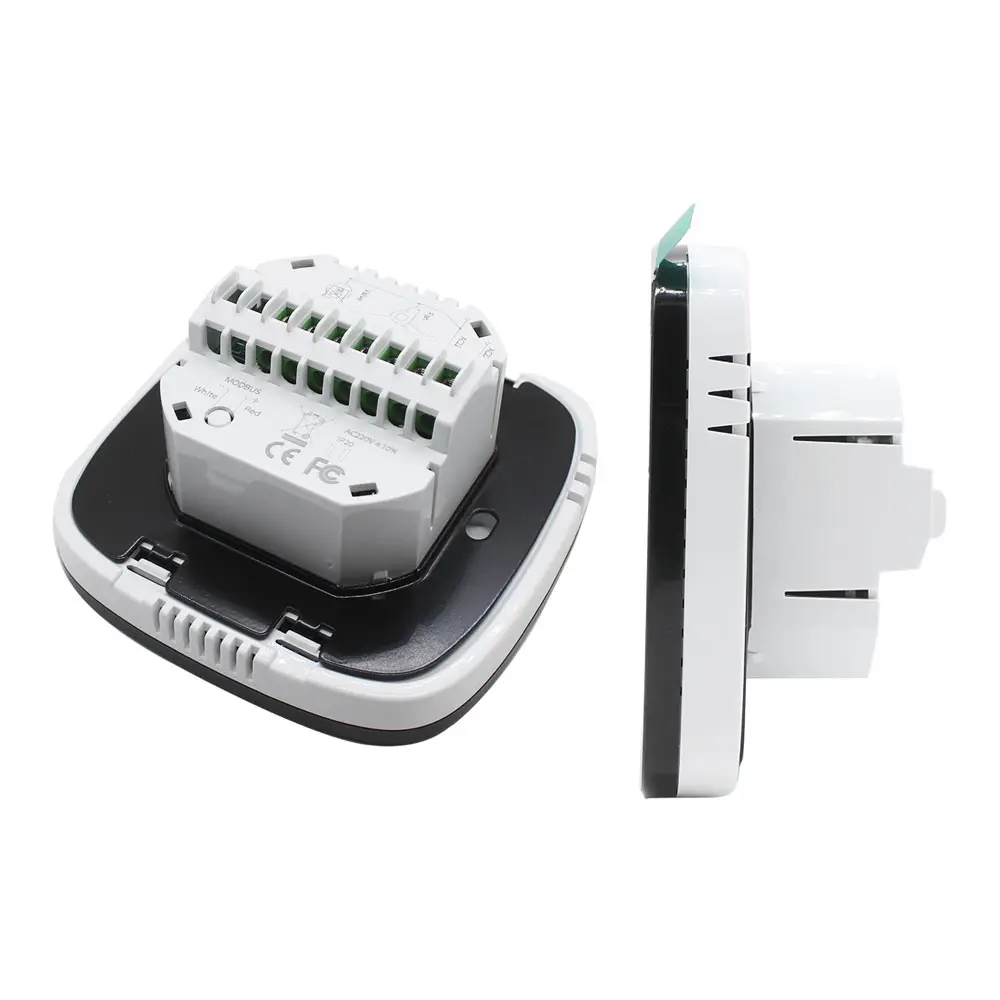 HVAC Programmable smart Thermostat for 4 Pipe FCU HTW-EB-FC-FC-4 HTW-EB-FC-FC-4 smart Thermostat for 4 pipe FCU indoor temperature control