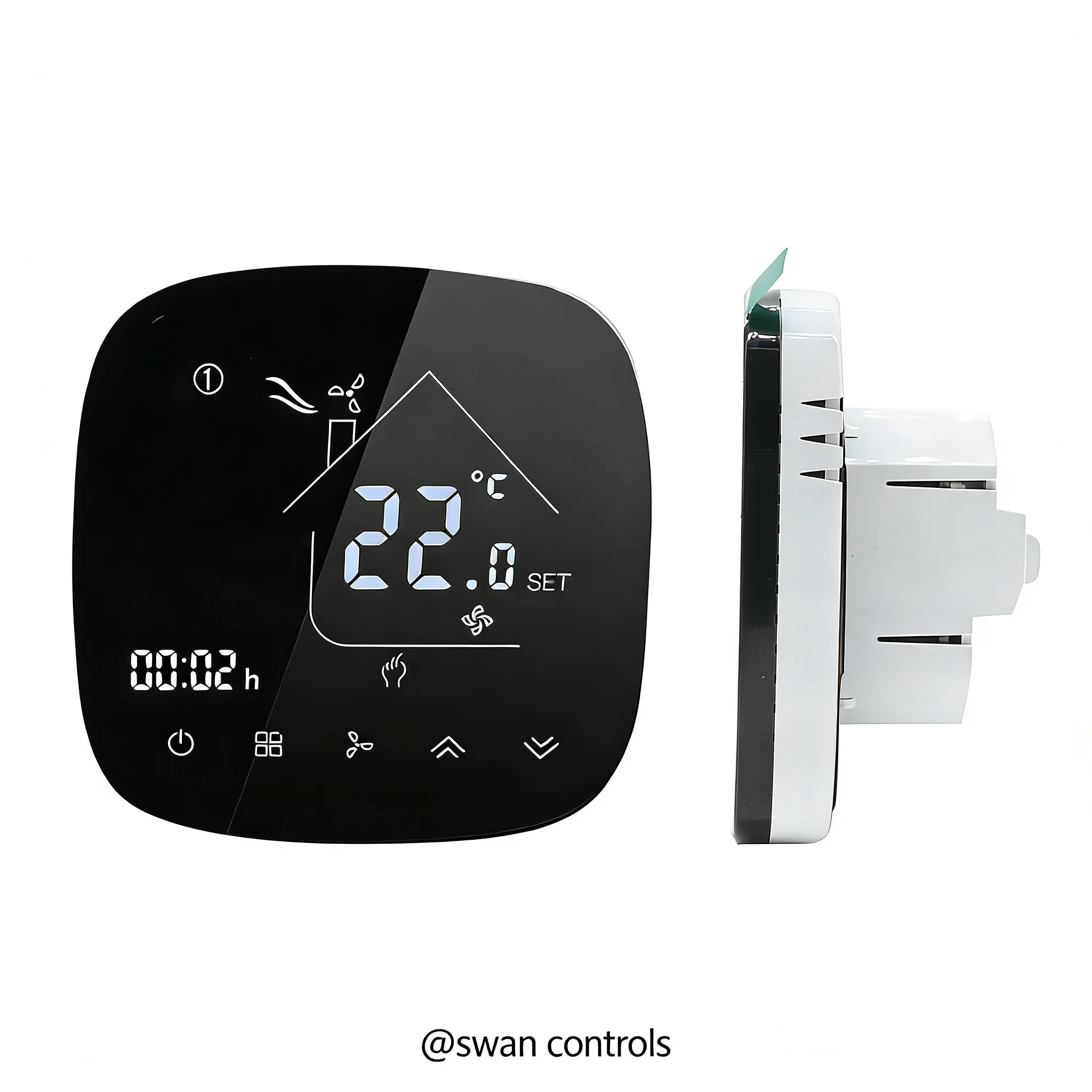 High Quantity 24 V WiFi Thermostat With External Sensor for Temperature Controller HTW-EB-FC-4W24 24 V WiFi Thermostat mounted on wall for indoor FCU control