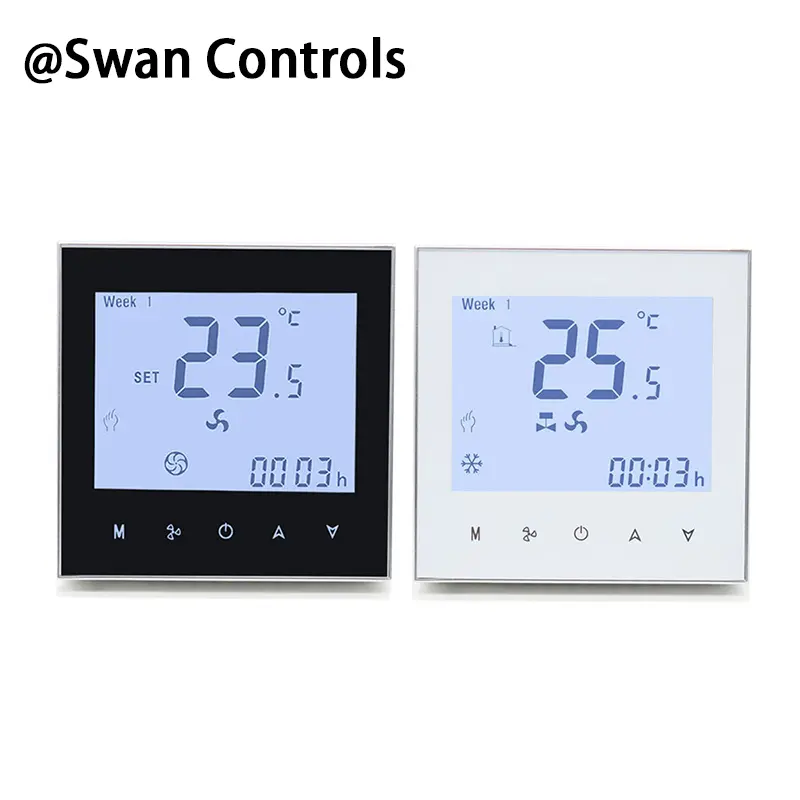 HTW-WF01-FC-2E Fan Coil Thermostats with External Sensor for FCU Control