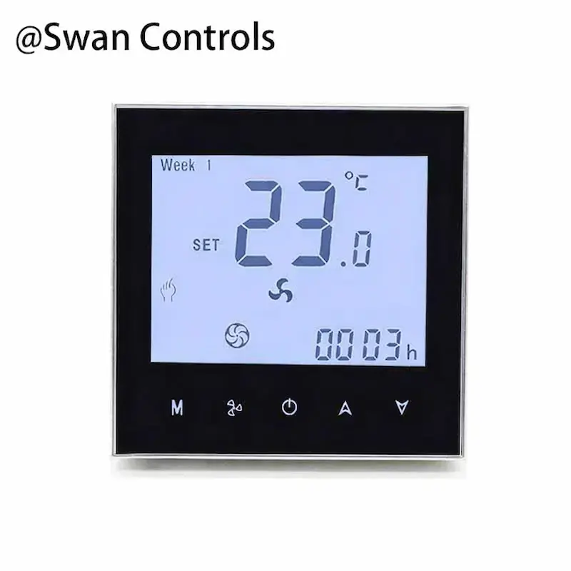 HTW-WF01-FC-2E Fan Coil Thermostats with External Sensor for FCU Control