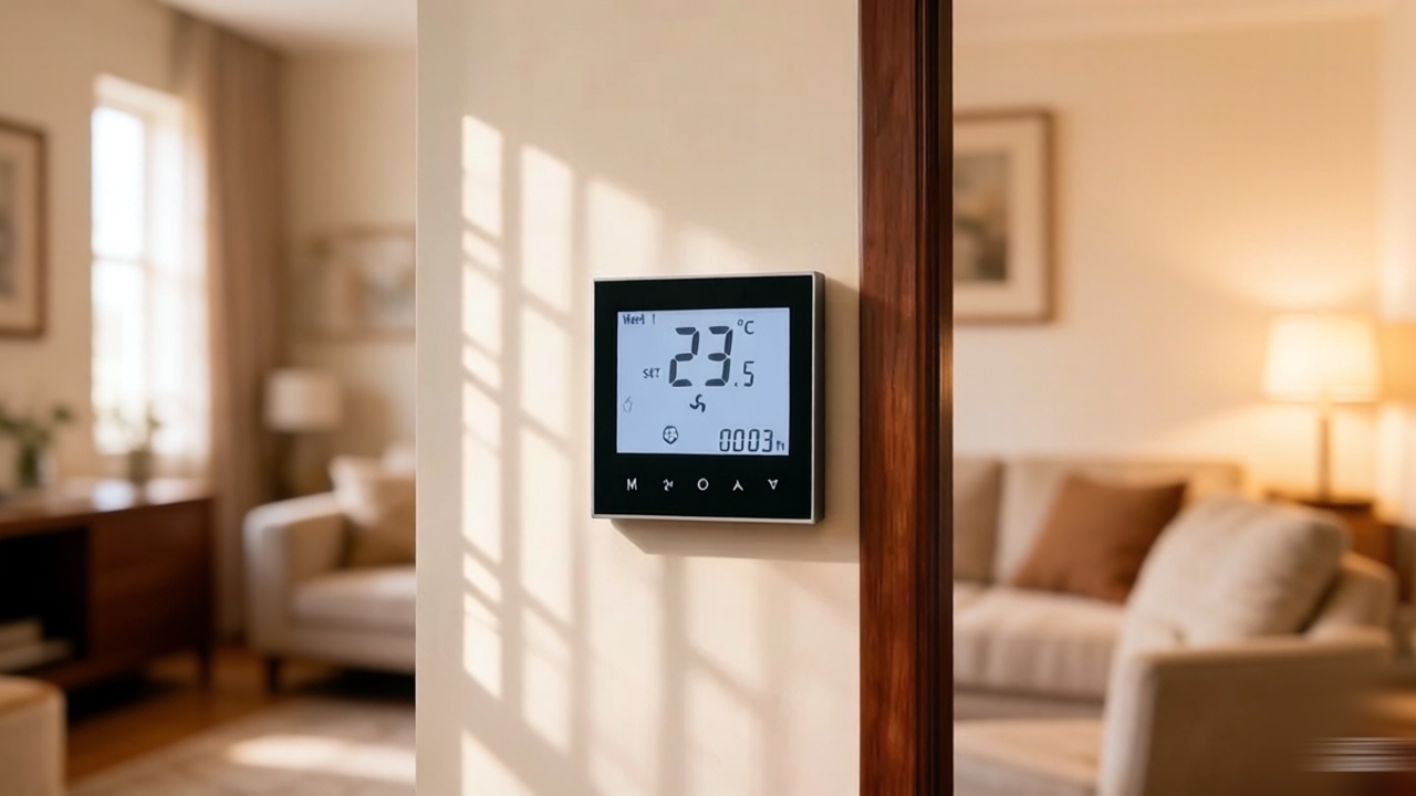 4 Pipe FCU Room Thermostats with Sensor and Modbus communication for HVAC fan coil system control