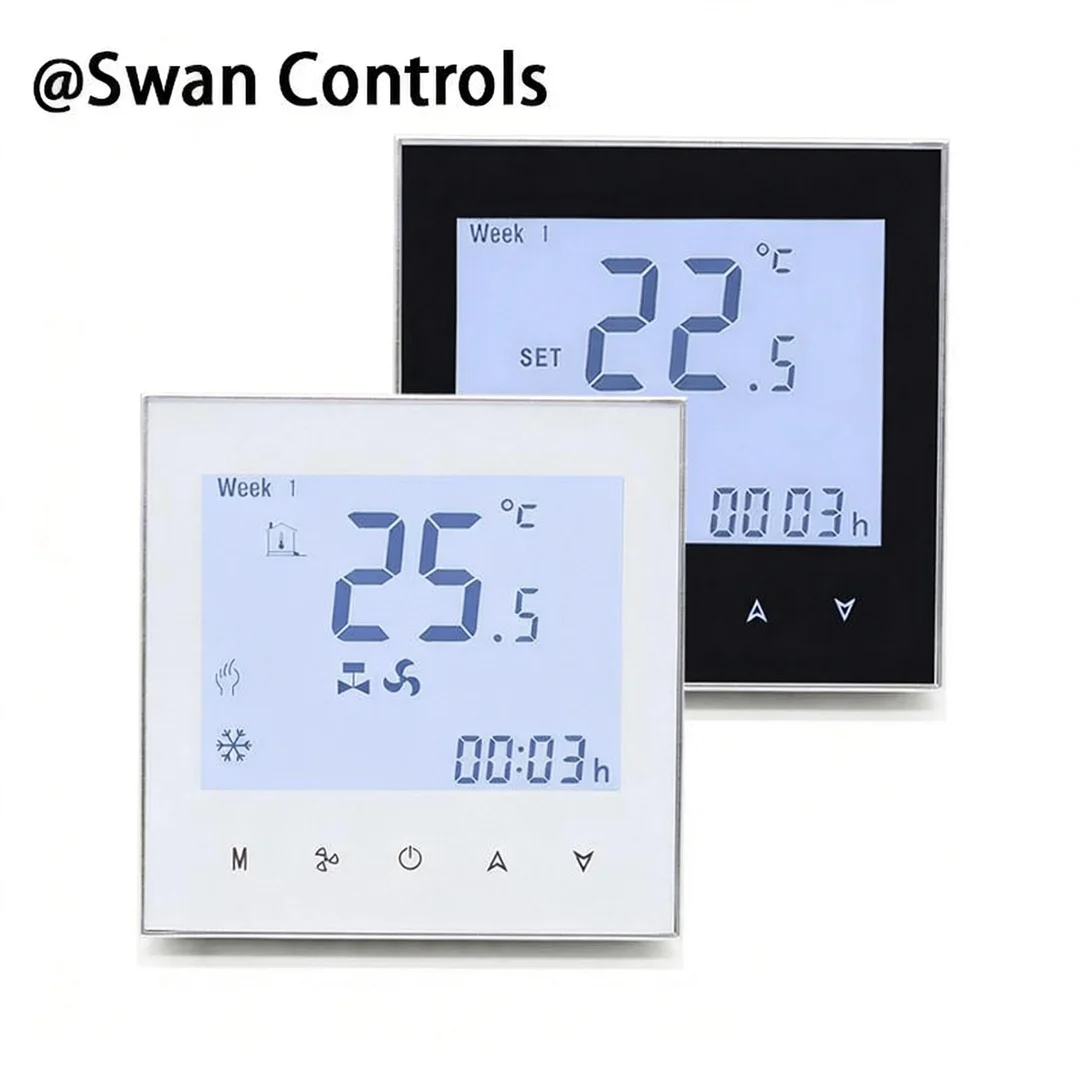 2 Pipe Fan Coil Unit Modbus Thermostat with Keycard for HVAC Solutions 2 Pipe Fan Coil Unit Modbus Thermostat with Keycard for HVAC room control and energy saving