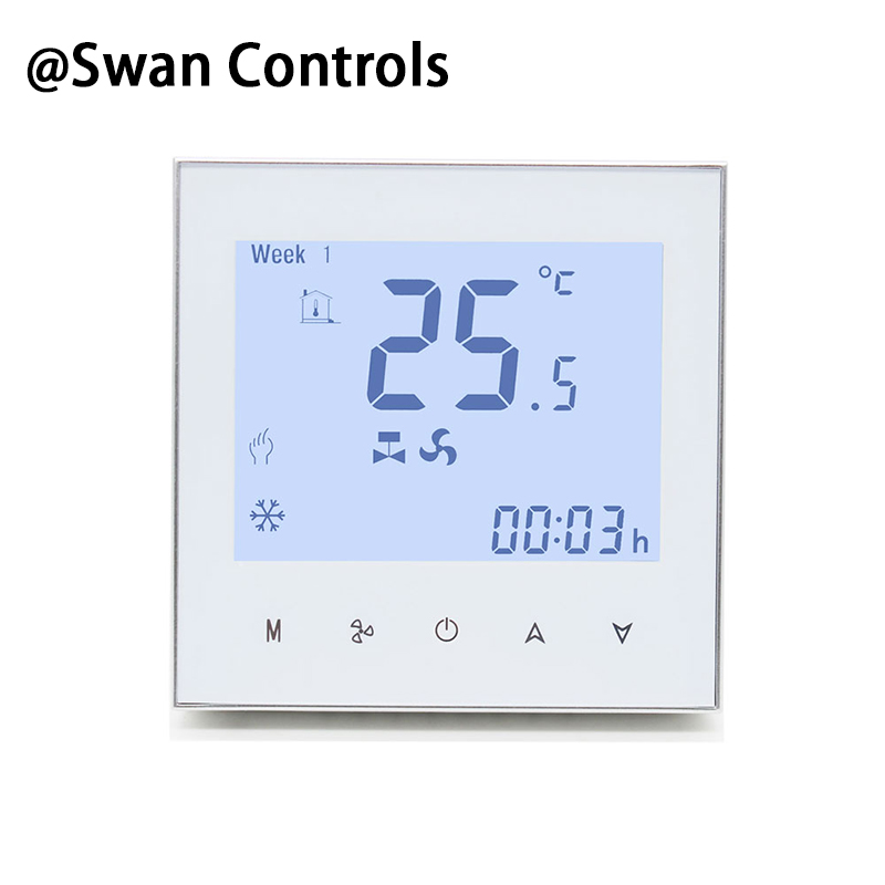 Fan Coil 4 Pipe Modbus Thermostats for HVAC Systems Fan Coil 4 Pipe Modbus Thermostats for HVAC systems with heating and cooling valve control