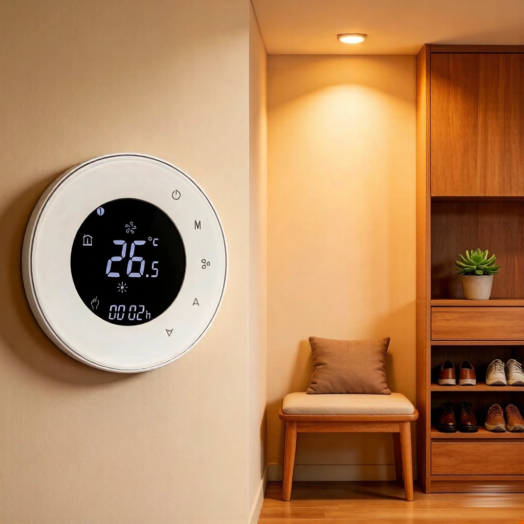 Smart thermostat with wifi