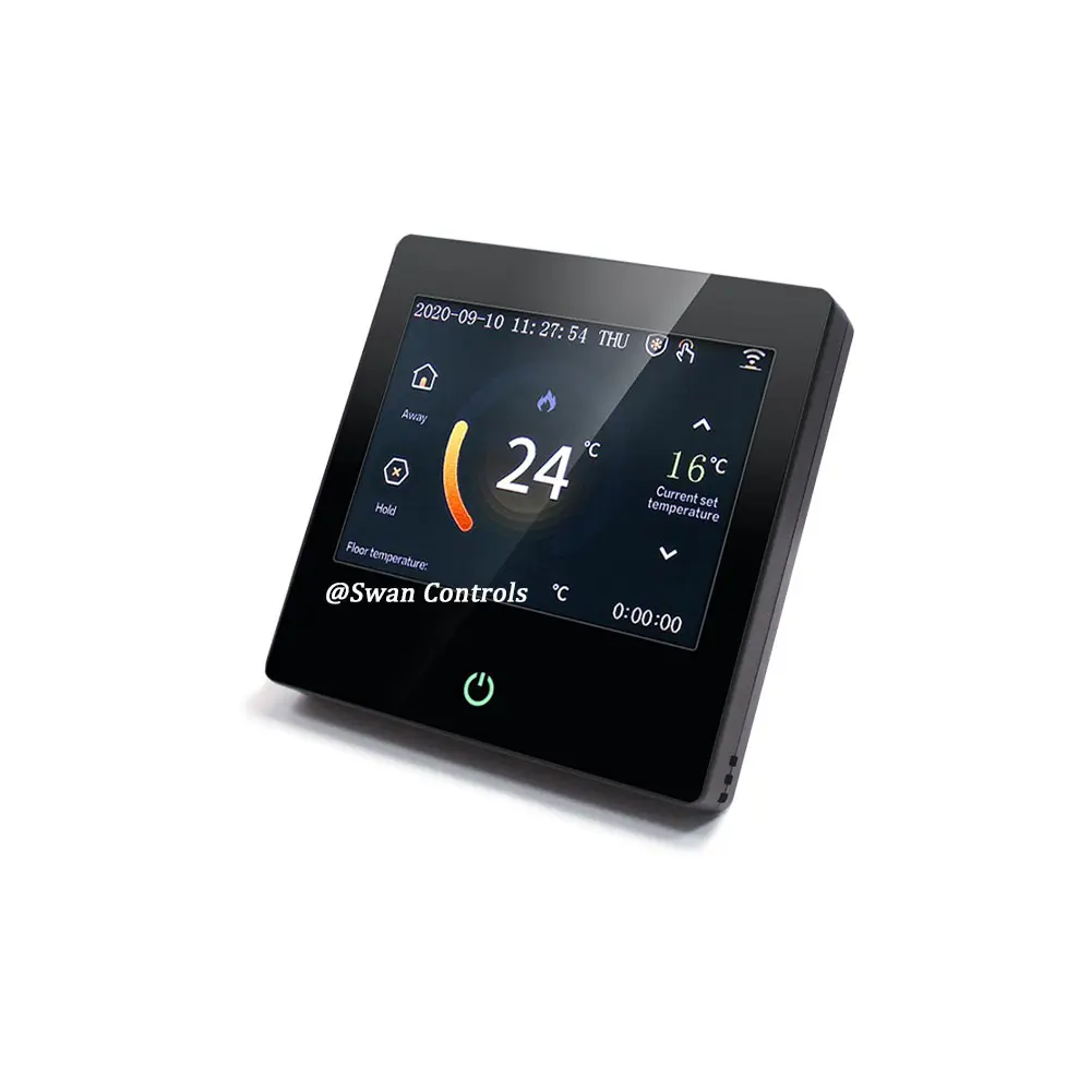 16A Electric Heating Thermostat Colourful Touch Screen Beautiful Display (m1)