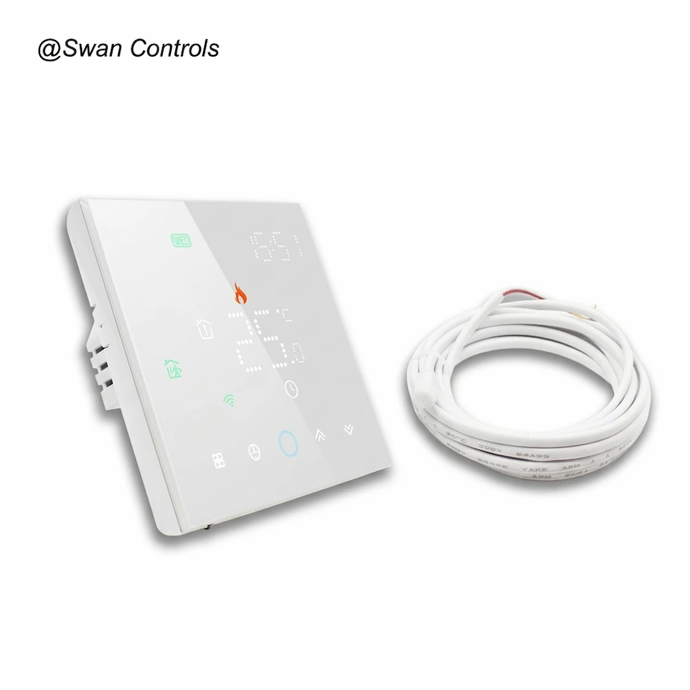 220V Wired Room Thermostat for Boiler Heating Support Tuya External Sensor (m2) 220V Wired Room Thermostat for Boiler Heating Support Tuya External Sensor (m2)