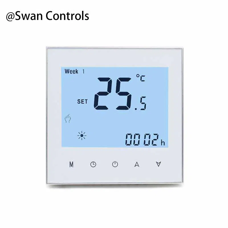 230 Vac Water Heating Thermostat with LCD Display for Electric Water Heater Systems Water Heating Thermostat with LCD display for electric water heater heating control