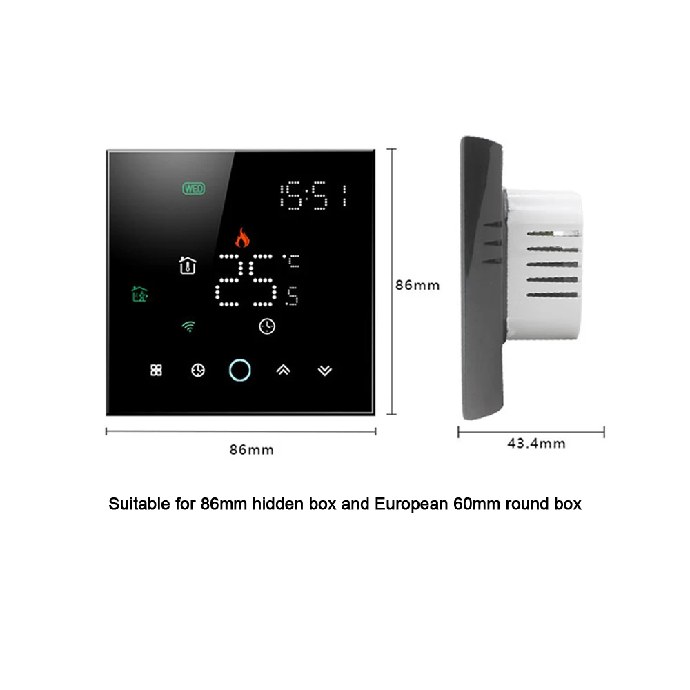 Boiler Heating Thermostat 220V Programmable Weekly Control Easy to Use (m2) Boiler Heating Thermostat 220V Programmable Weekly Control Easy to Use (m2)