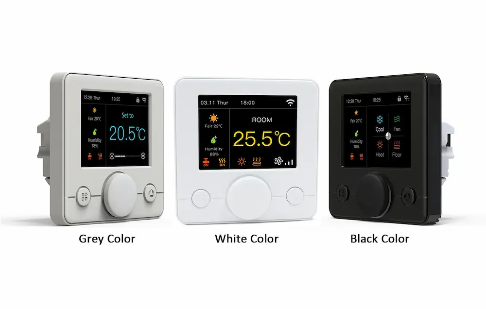 HTW-WF71-963S Smart Room Temperature Controller for 4 pipe fan coil unit HVAC system