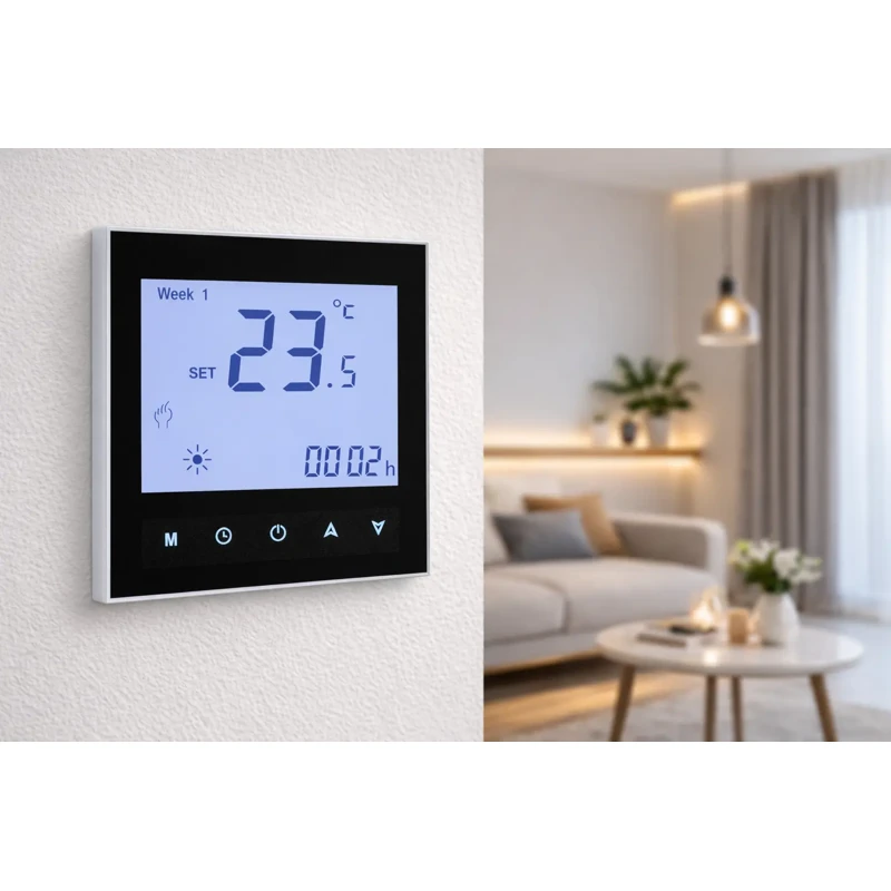 Electric Heating Thermostat with Modbus for electric underfloor heating and BMS integration