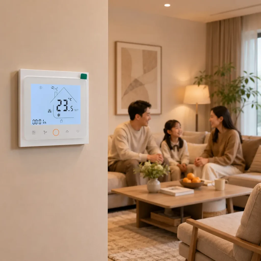WiFi Thermostat With External sensor for fan coil unit temperature control