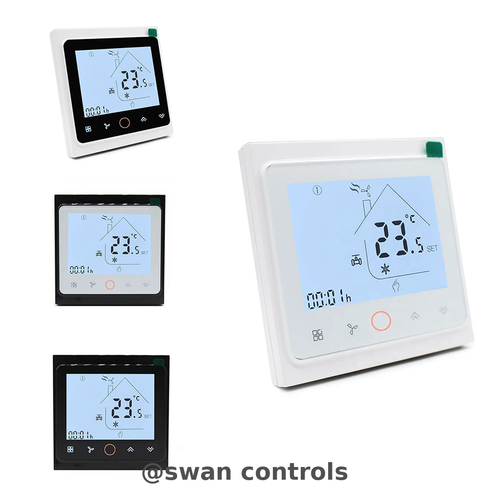 WiFi Thermostat With Keycard for AC Temperature Controller WiFi Thermostat With Keycard for fan coil HVAC temperature control
