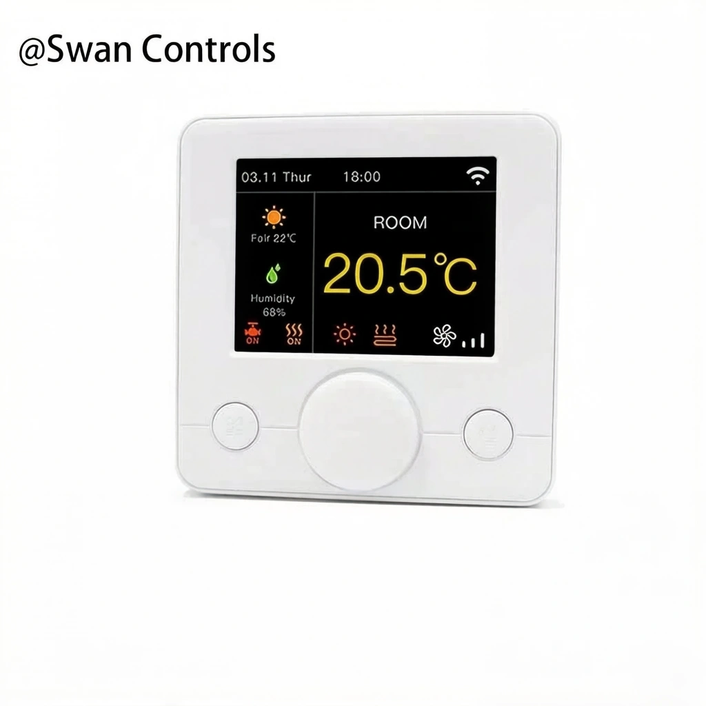 Digital Gas Boiler Thermostat with WiFi and LCD Display Digital Gas Boiler Thermostat with WiFi control and LCD screen for indoor heating system temperature management