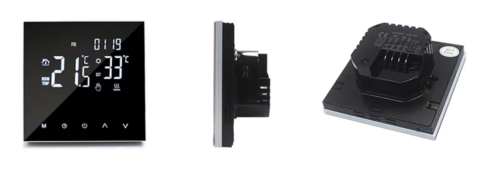 WiFi Electrical Underfloor Heating Thermostat with VA screen for indoor floor heating control