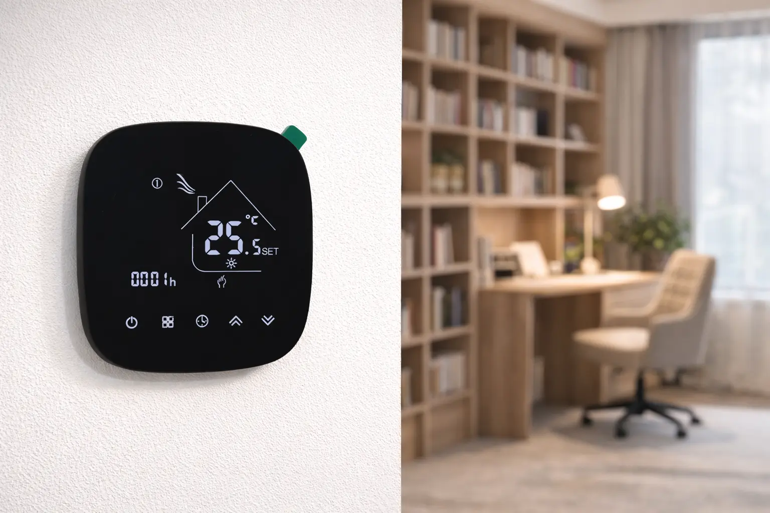 Water Heating Thermostat touch screen room thermostat for water heating system control