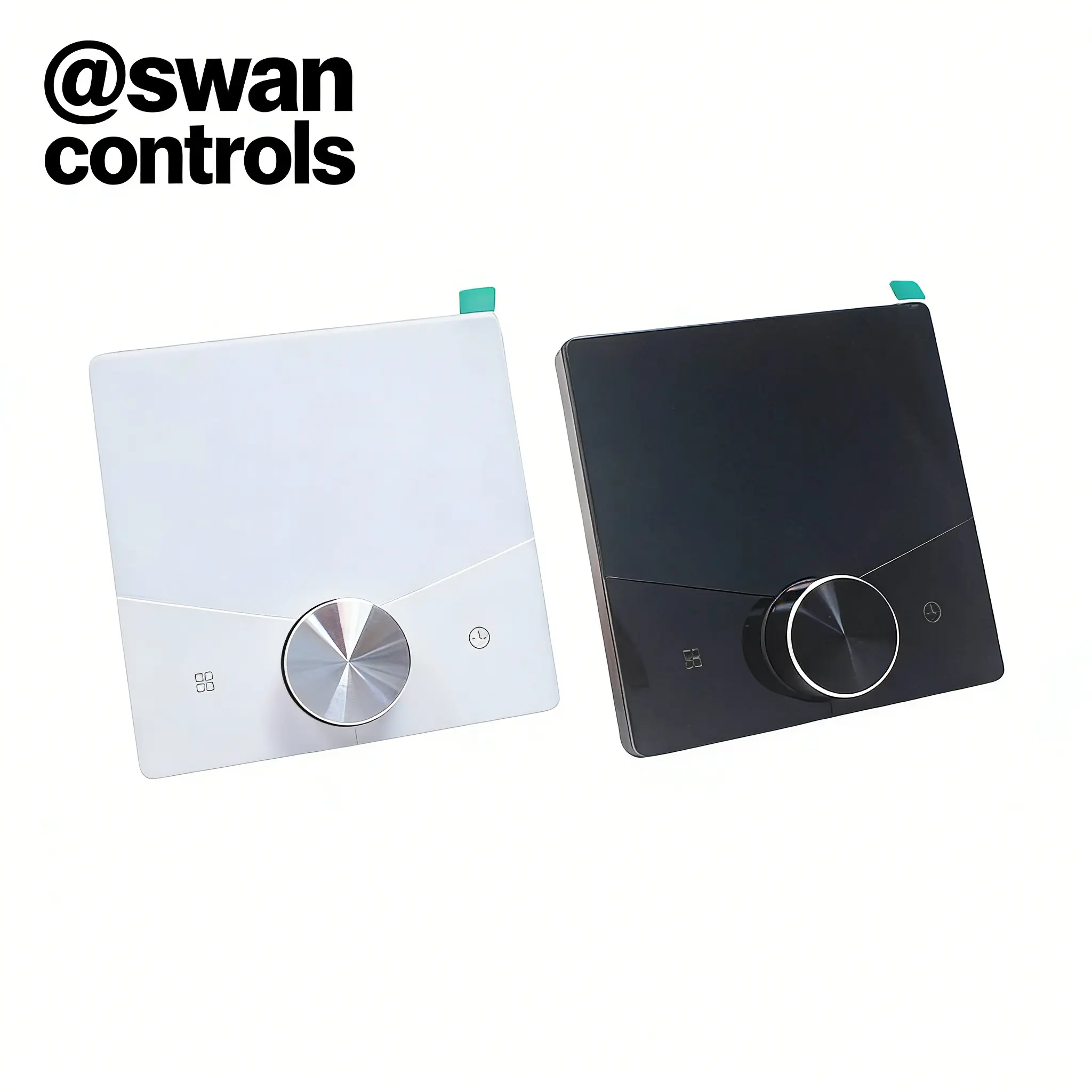 Modern Colorful Knob Tuya WiFi Water Heating Thermostat for Heating System WiFi Water Heating Thermostat with colourful knob and white backlit display for heating system control