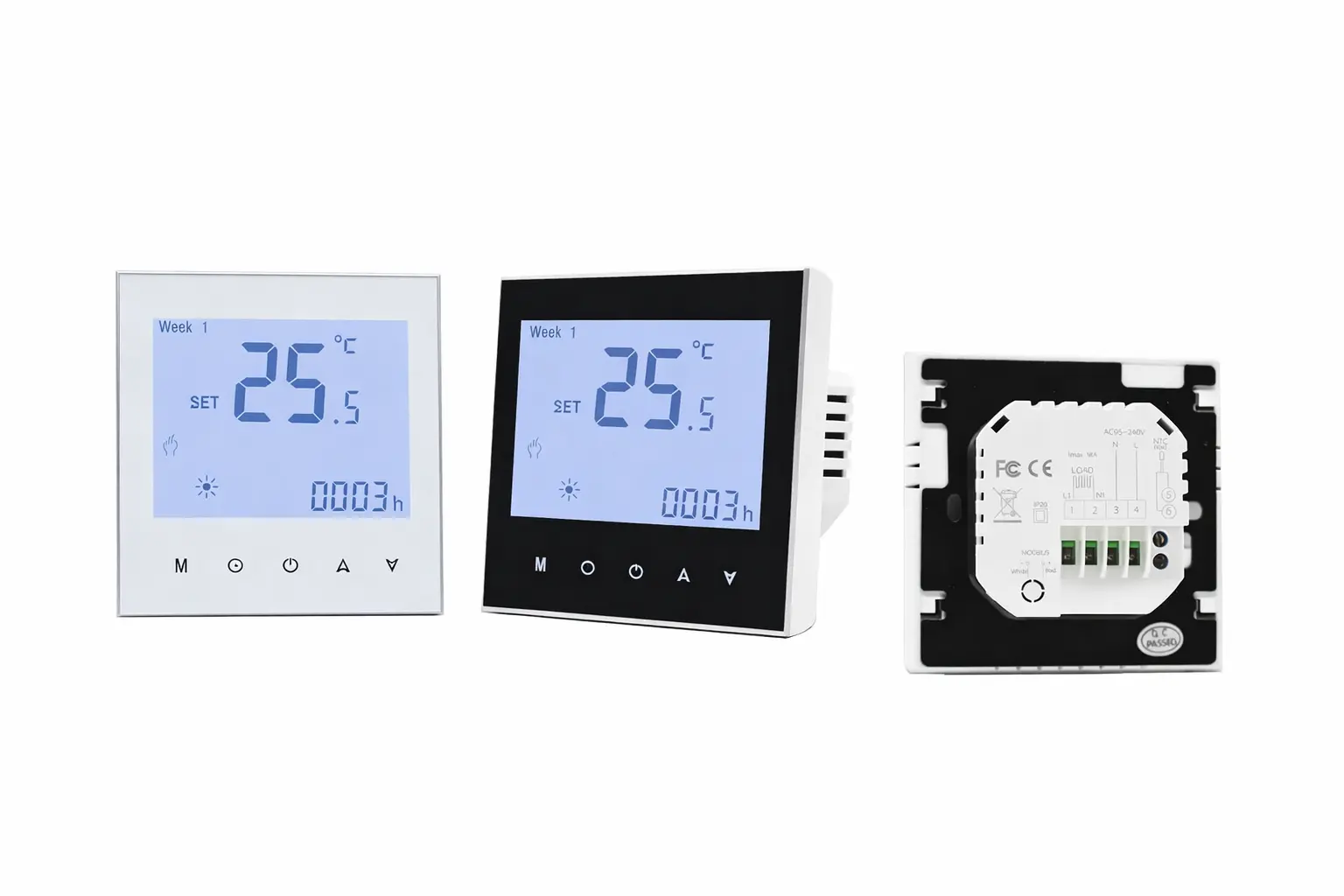 Heating Thermostat with Modbus RS485 communication for water heating HVAC control