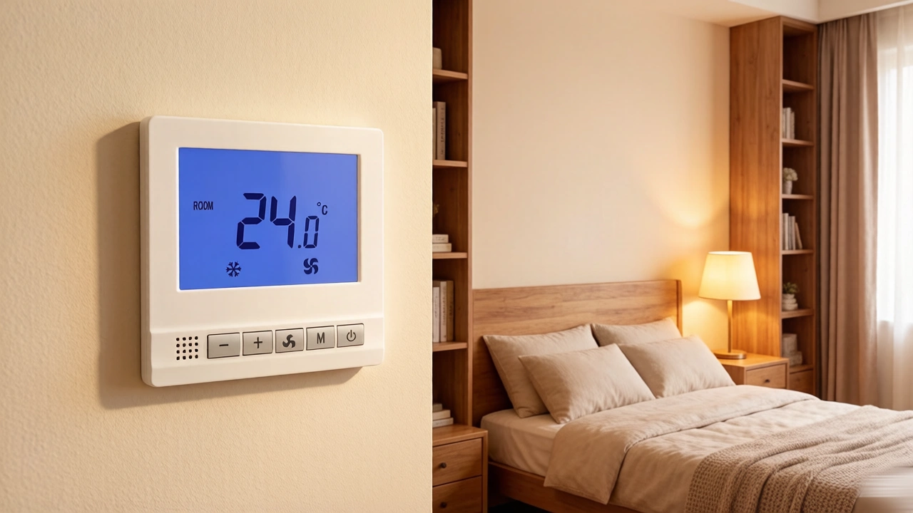Digital 2 Pipe House Thermostat for FCU Cooling and Heating System