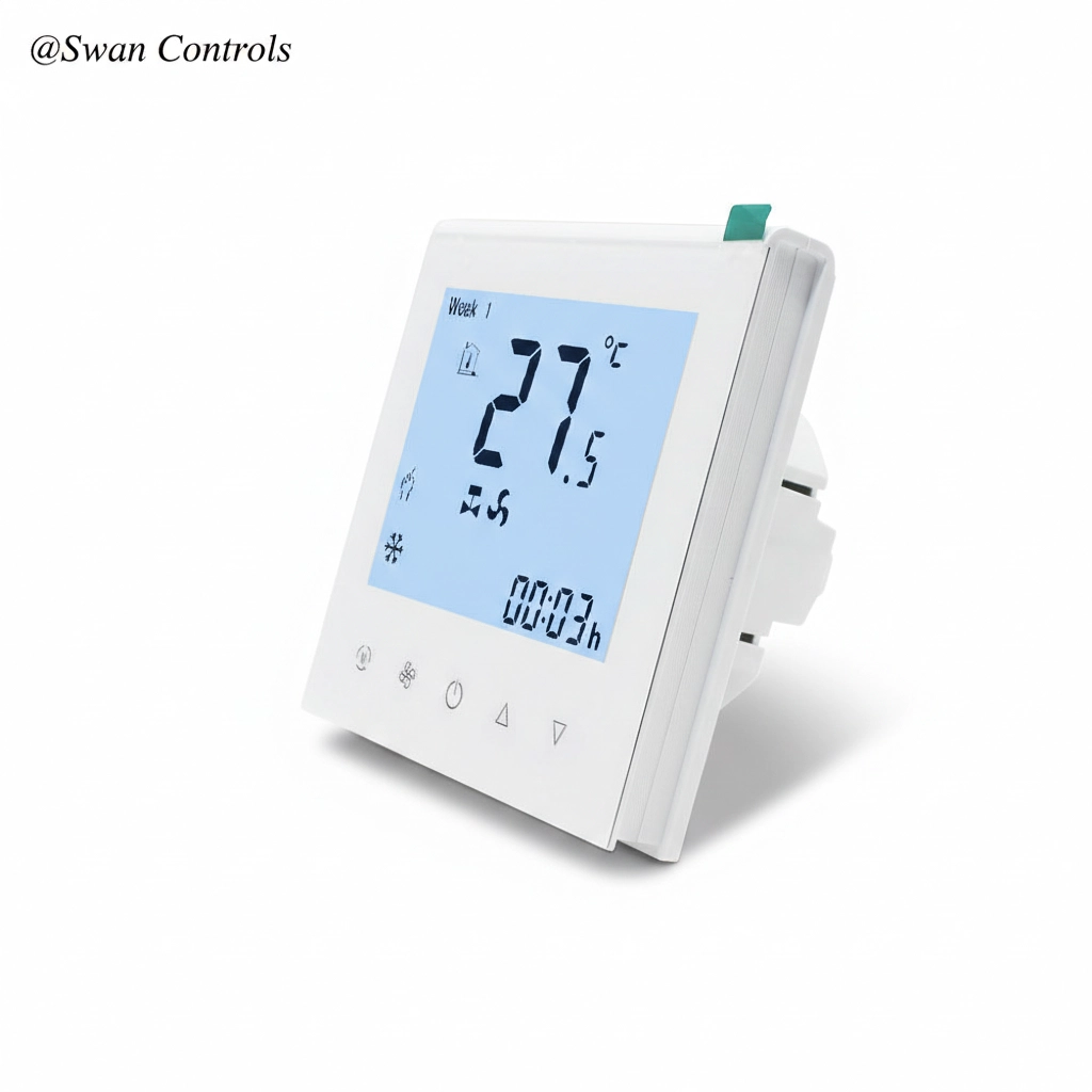 Modbus Thermostat for 0-10V EC Fan with Keycard Practical Features (m2) Modbus Thermostat for 0-10V EC Fan with Keycard Practical Features (m2)
