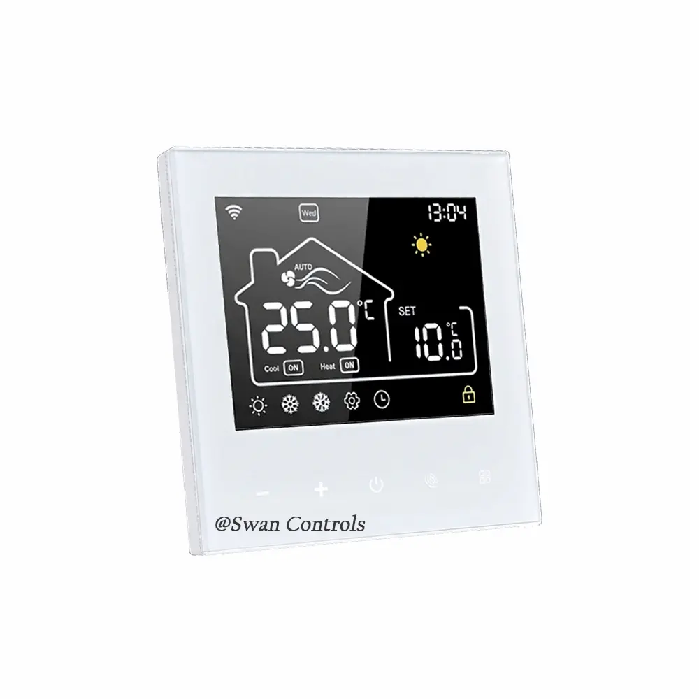 Modulating Thermostat WiFi 24V Output Clear Display AC System (M1)