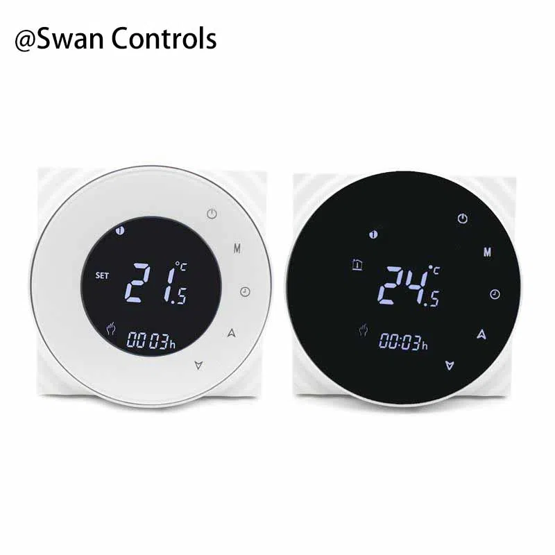 Residential Water Heating Thermostat with round design for indoor temperature control