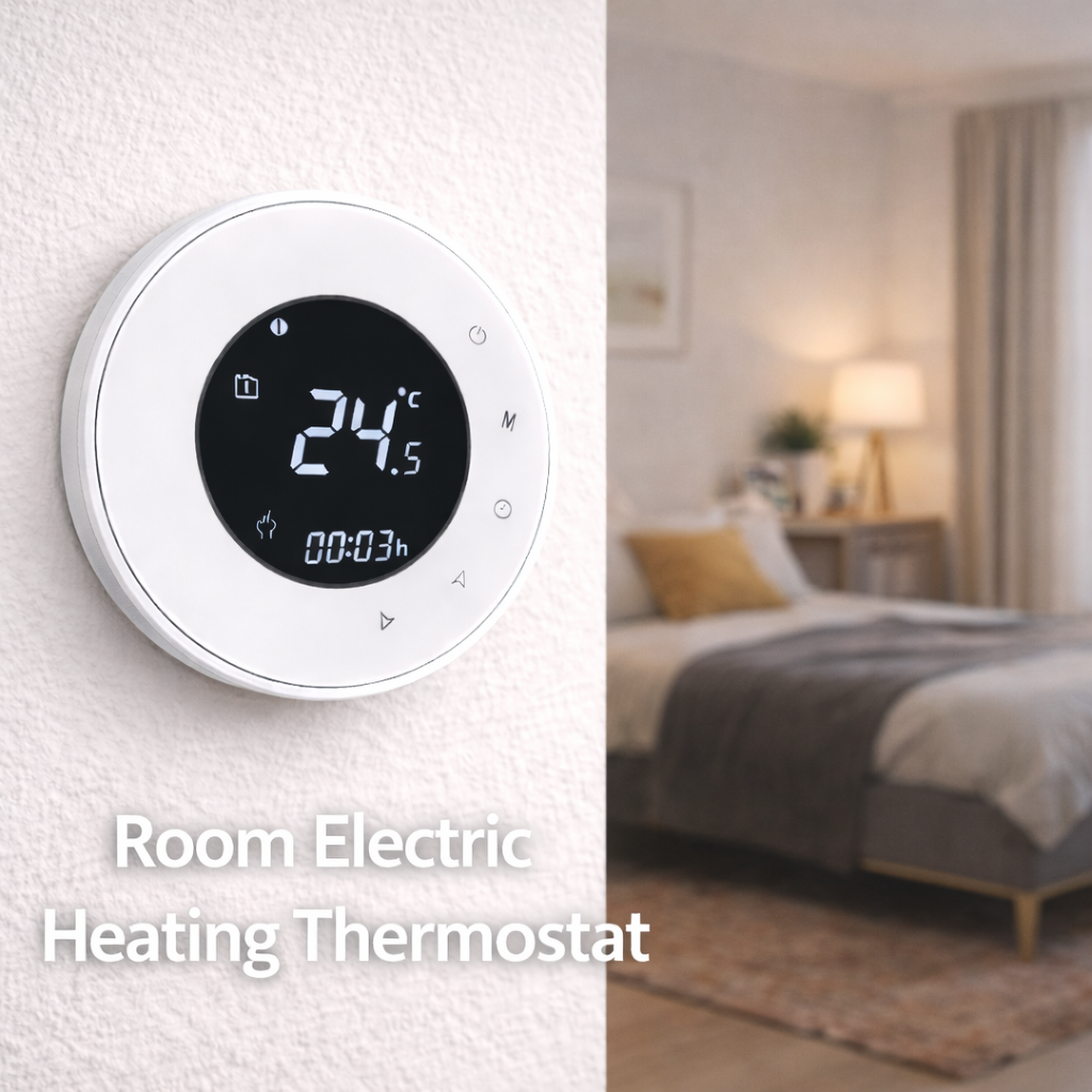 Room Electric Heating Thermostat for electric underfloor heating temperature control