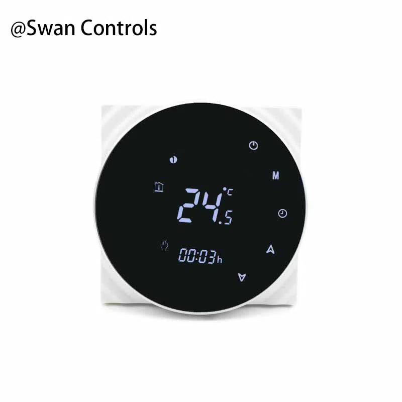 Swan Controls Smart WiFi Room Electric Heating Thermostat for HVAC Systems Room Electric Heating Thermostat for electric underfloor heating temperature control
