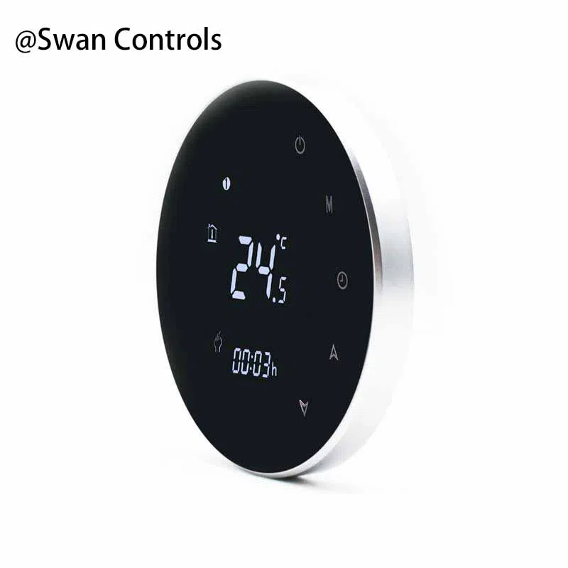 Swan Controls Smart WiFi Room Electric Heating Thermostat for HVAC Systems Room Electric Heating Thermostat for electric underfloor heating temperature control