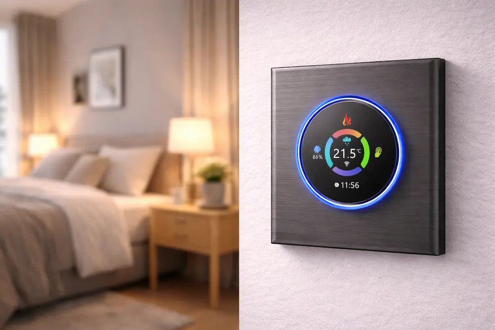 Smart Wifi Electric Heating Thermostat for underfloor heating with programmable temperature control and app operation