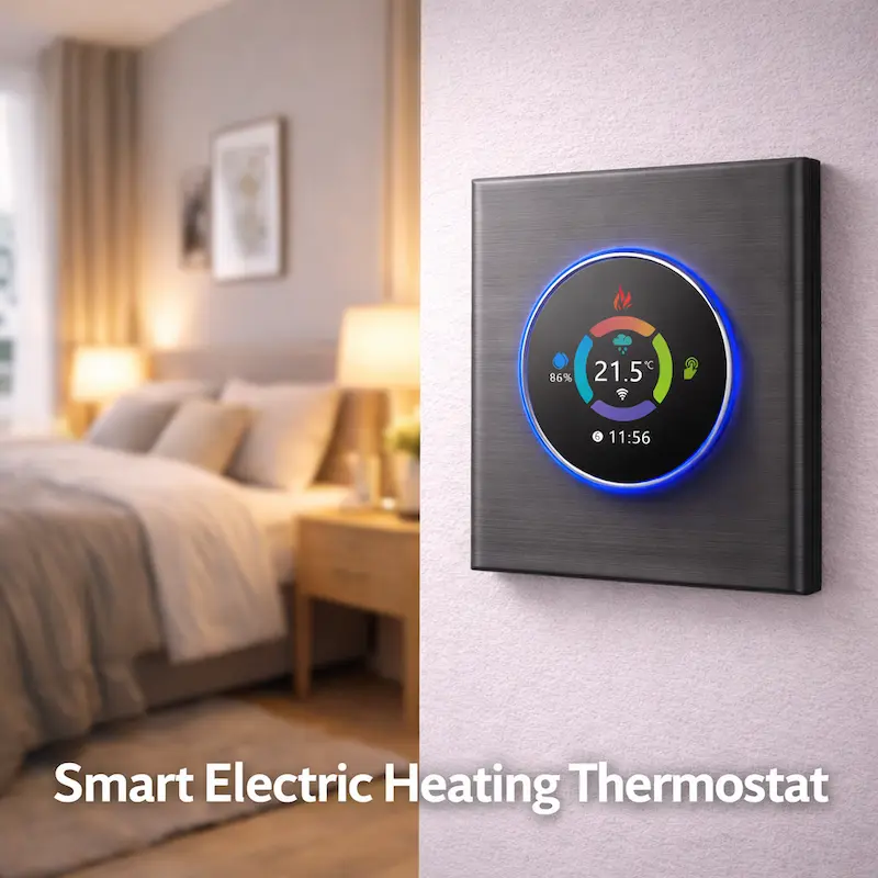 Smart Wifi Electric Heating Thermostat for underfloor heating with programmable temperature control and app operation