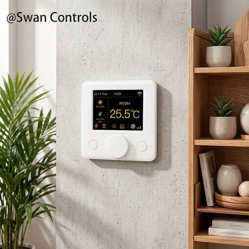HTW-WF71-863 Smart Wifi Thermostat for 4 pipe fan coil unit HVAC temperature control