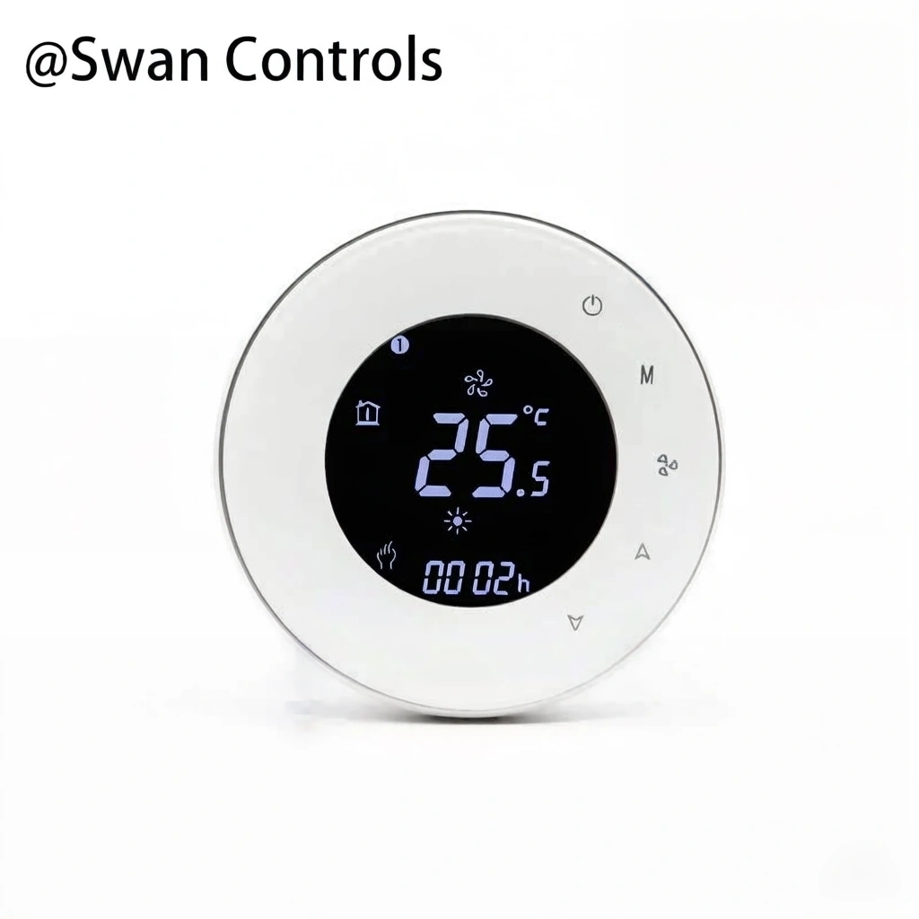 Smart Wifi Thermostat with Modbus – RS485 Cooling and Heating Controller Smart Wifi Thermostat with Modbus for 4-pipe fan coil systems and BMS integration