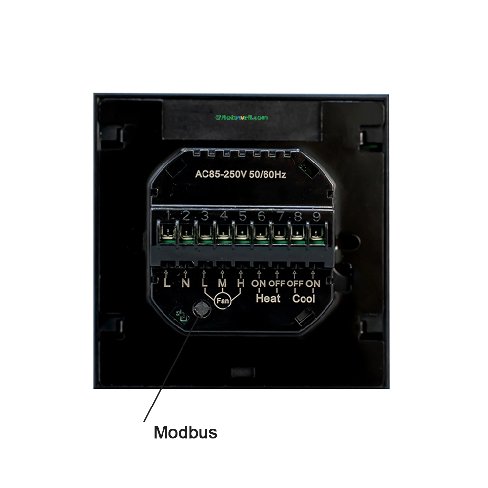 Stable 220V Digital Thermostat with Modbus VA Screen FCU System (m4) Stable 220V Digital Thermostat with Modbus VA Screen FCU System (m4)