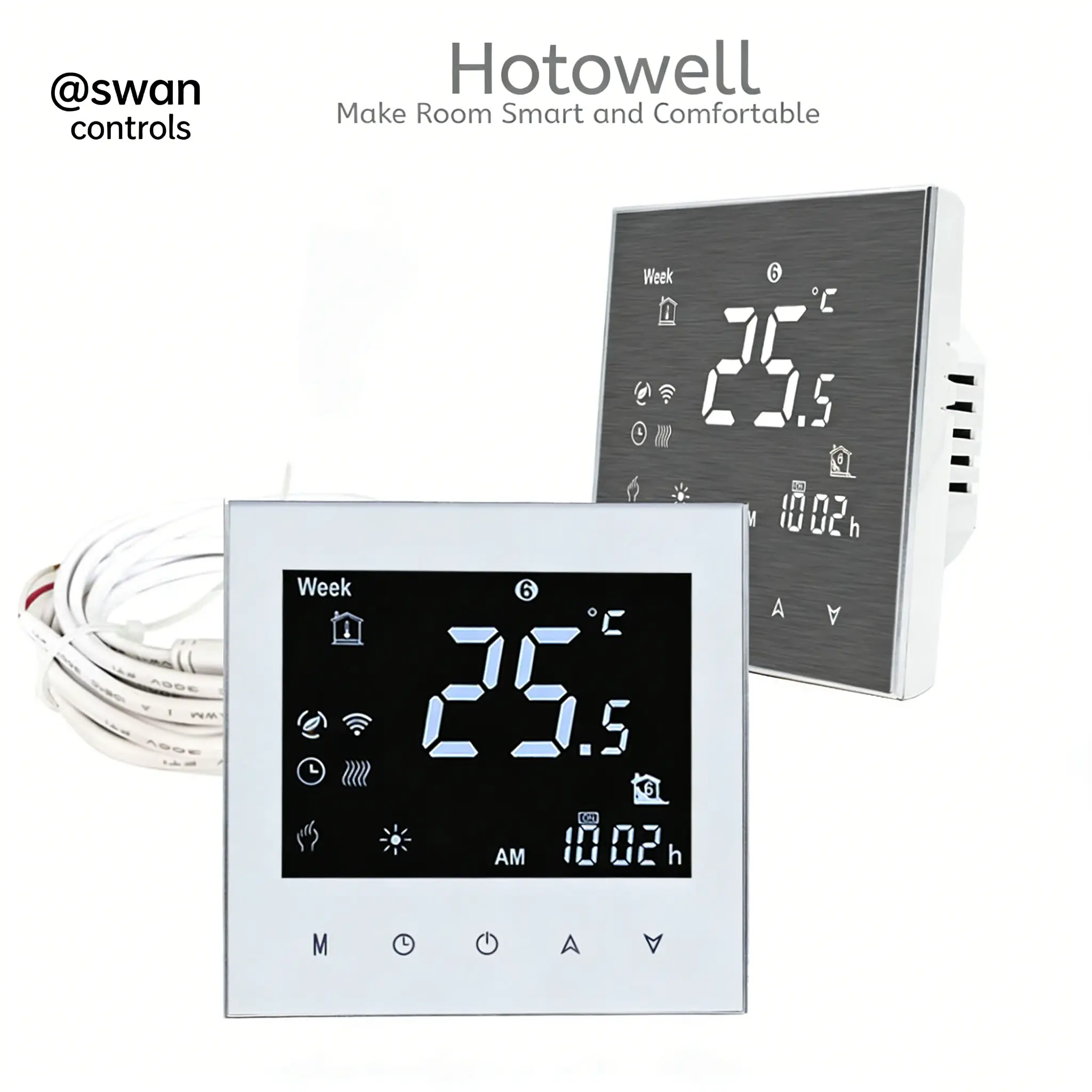 Water Gas Boiler Heating Thermostat for Water and Gas Boiler Systems Water Gas Boiler Heating Thermostat for room temperature control in boiler heating systems