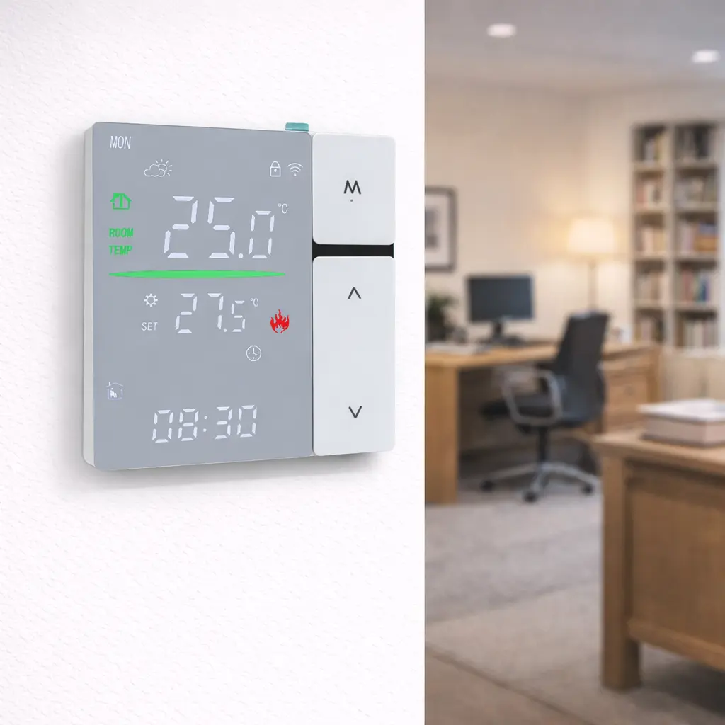 HTW-WF06RP-3ANV-W WiFi Water and Boiler Heating Thermostat with LED screen for indoor heating control