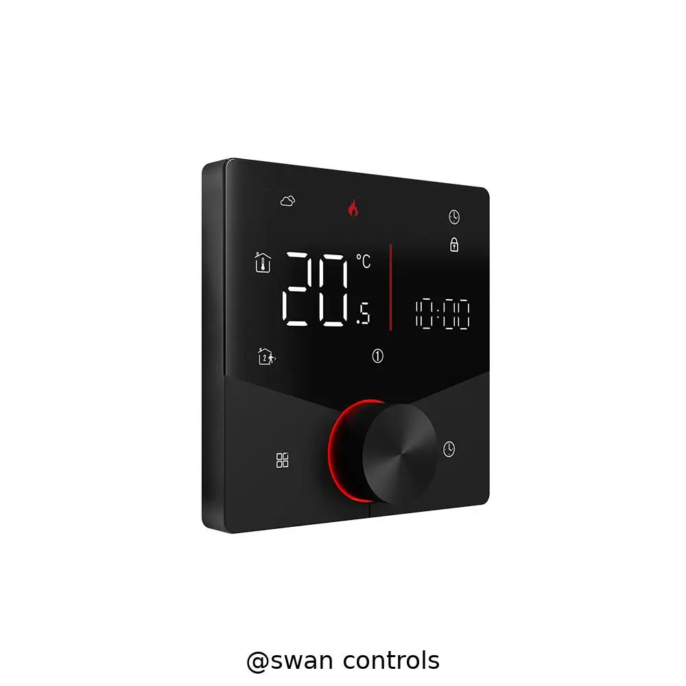 Water Gas Boiler Heating Thermostat with white backlit and 3A dry contact control CE 3A Water Gas Boiler Heating Thermostat with white backlit display for precise heating temperature control