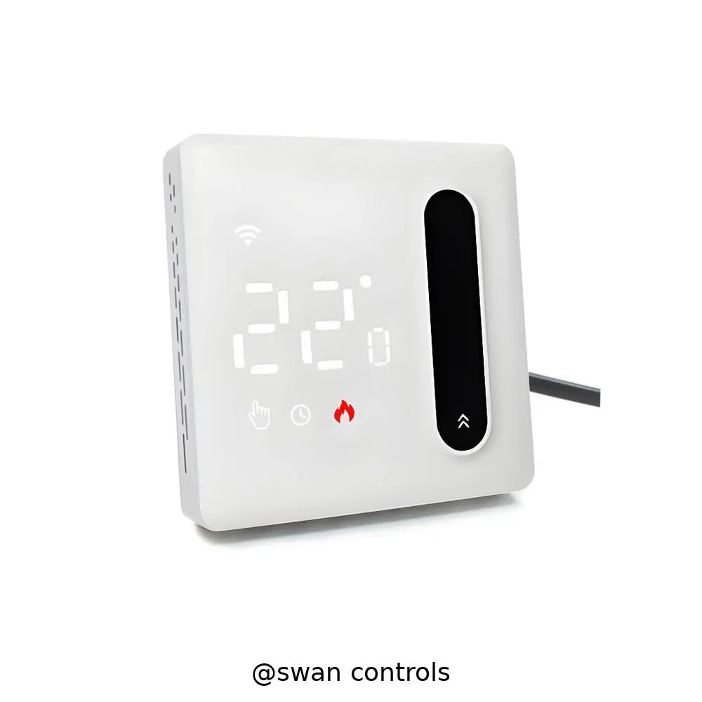 WiFi Electric Heating Thermostat 16A with slide design for heating system Professional 16A WiFi Electric Heating Thermostat with slide design for heating system control