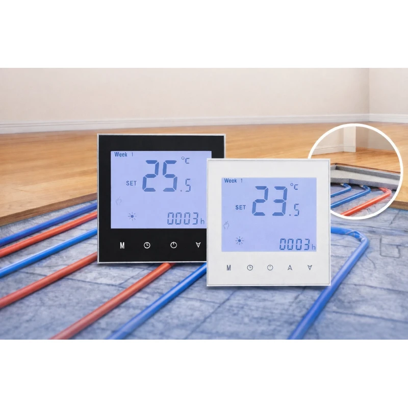 Electric Underfloor Heating Thermostat with standalone control for floor heating temperature management