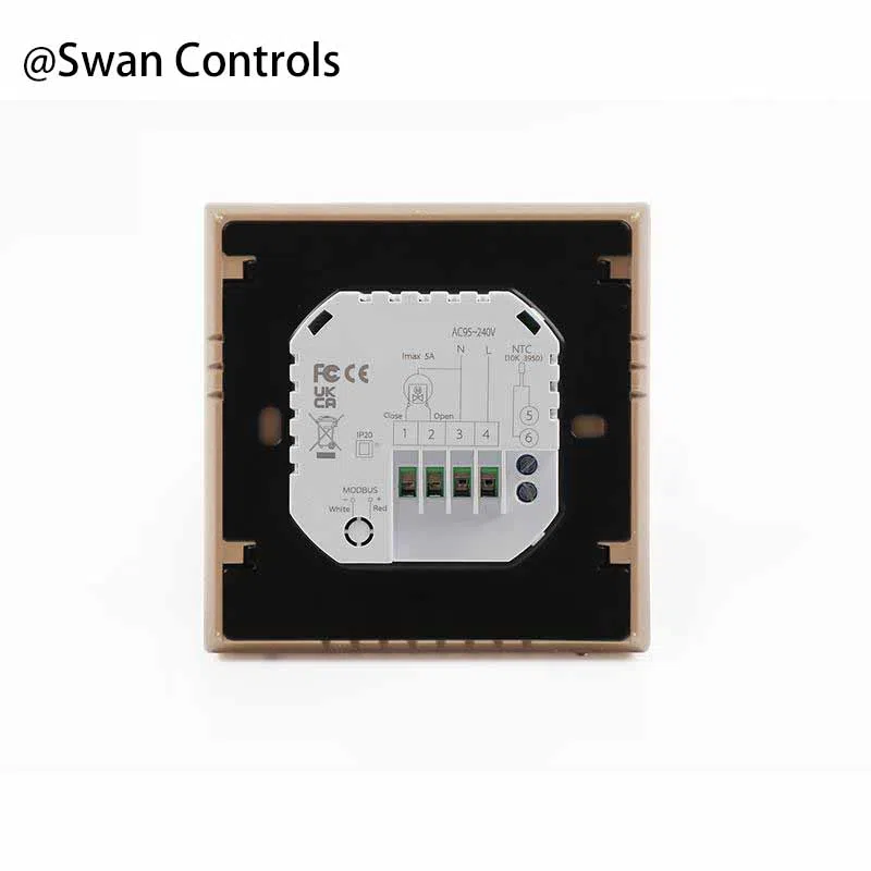 Wifi Water Heating Thermostat with TFT Knob Screen Smart HVAC Control Wifi Water Heating Thermostat with TFT knob control and app-based temperature management for HVAC systems