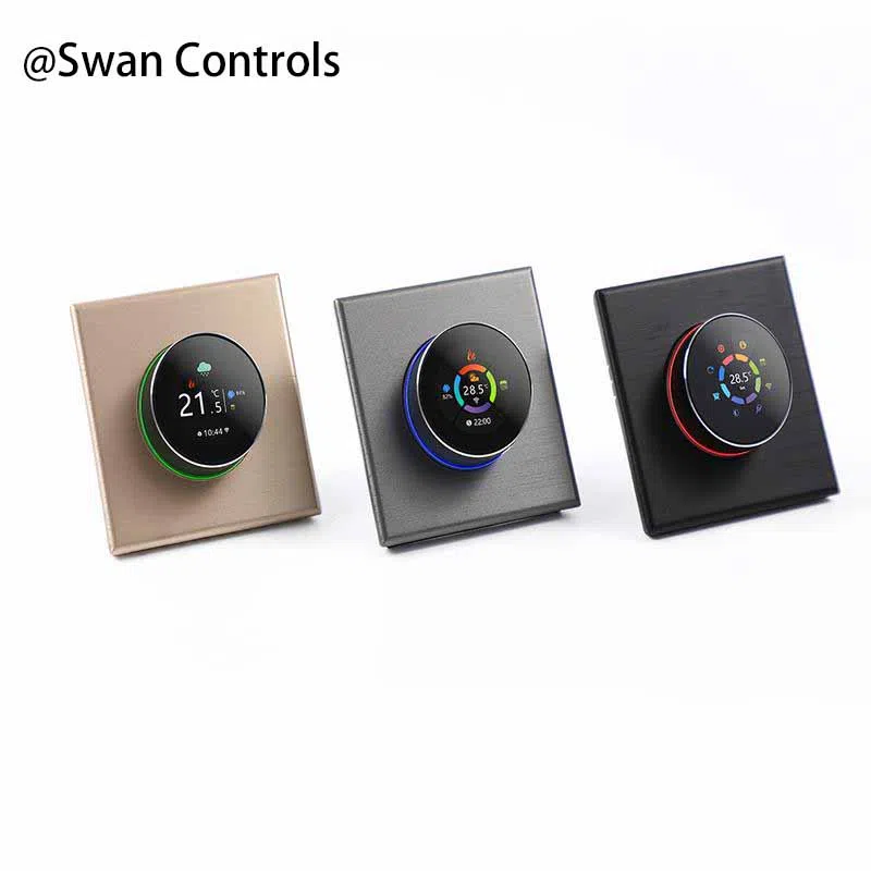 Wifi Water Heating Thermostat with TFT Knob Screen Smart HVAC Control Wifi Water Heating Thermostat with TFT knob control and app-based temperature management for HVAC systems