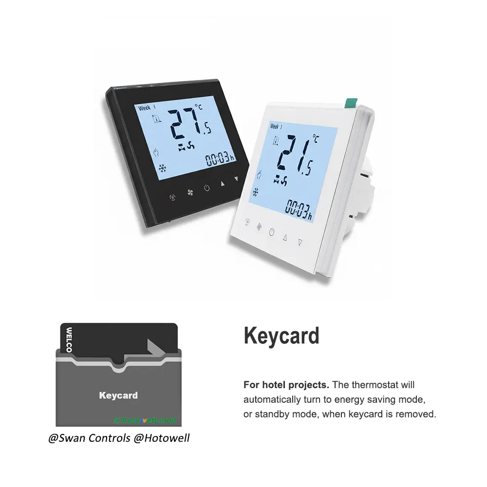 0-10V EC Fan Controller Hotel Room Thermostat Remote Sensor Accurate Sensing 2 0-10V EC Fan Controller Hotel Room Thermostat Remote Sensor Accurate Sensing 2