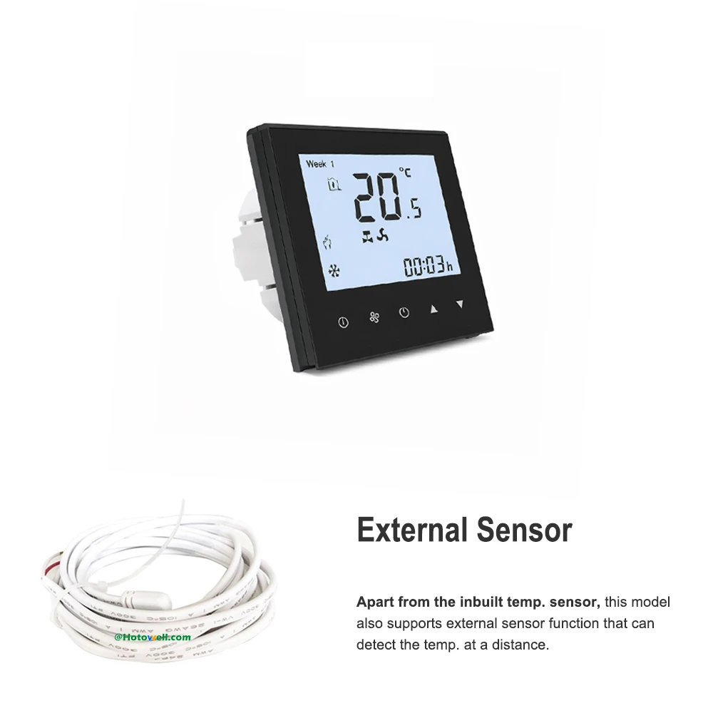 0-10V EC Fan Controller Hotel Room Thermostat Remote Sensor Accurate Sensing 3 0-10V EC Fan Controller Hotel Room Thermostat Remote Sensor Accurate Sensing 3