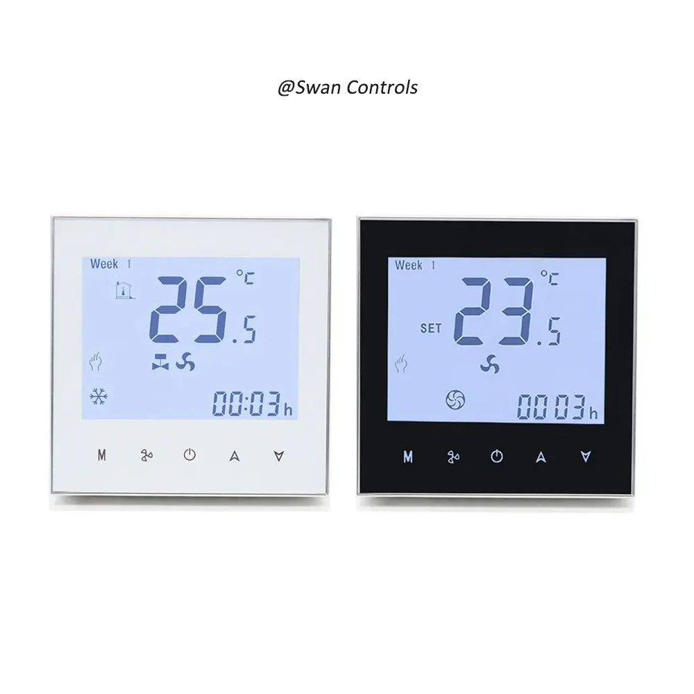 0-10V Modulating Room Thermostat Hotel Keycard Dual Sensor Save Energy (m1)
