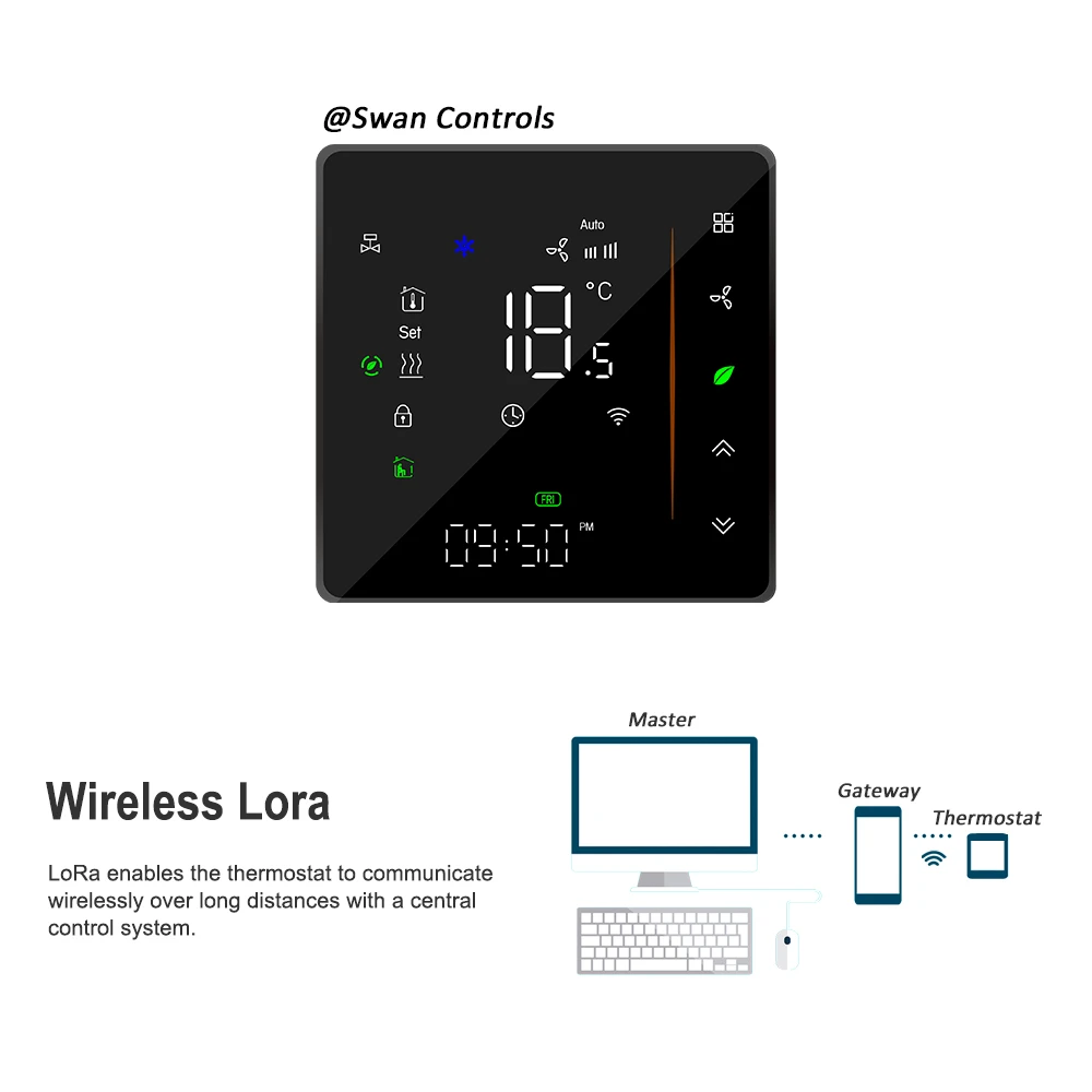 0-10V Modulating Thermostat LoRa Remote Sensor LED Easy Setup (m2) 0-10V Modulating Thermostat LoRa Remote Sensor LED Easy Setup (m2)