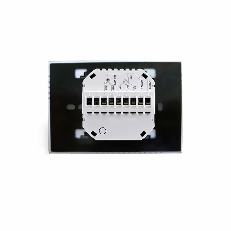 HTW-MT08-FC-2 3 Speed Fan Coil Thermostat for Fan Coil Unit Systems HTW-MT08-FC-2 3 Speed Fan Coil Thermostat for 2 pipe HVAC system control