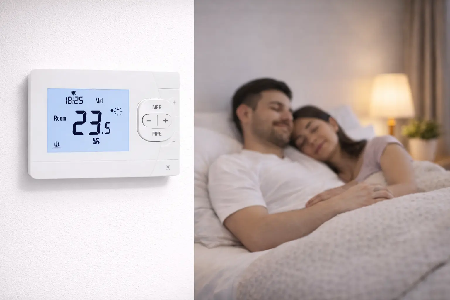 HTW-31-F13-4 fan coil thermostat 4 pipe fan coil thermostat programmable room temperature controller