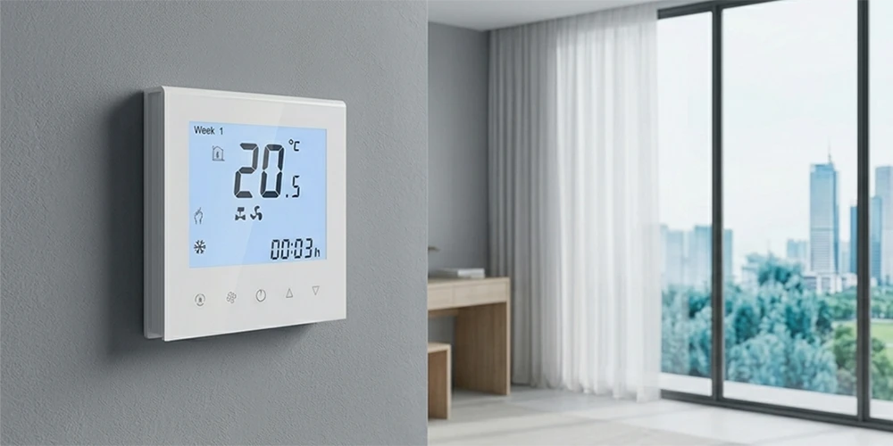 BACnet FCU thermostat in a commercial building control environment